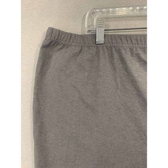 NWOT Just My Size Women's Plus-Size Stretch Jersey Full Length Leggings Charcoal - Picture 7 of 11